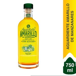 Aguardiente Amarillo de Manzanares. Botella 750ml
