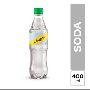 Soda Schweeppers 400mL x12und plástico