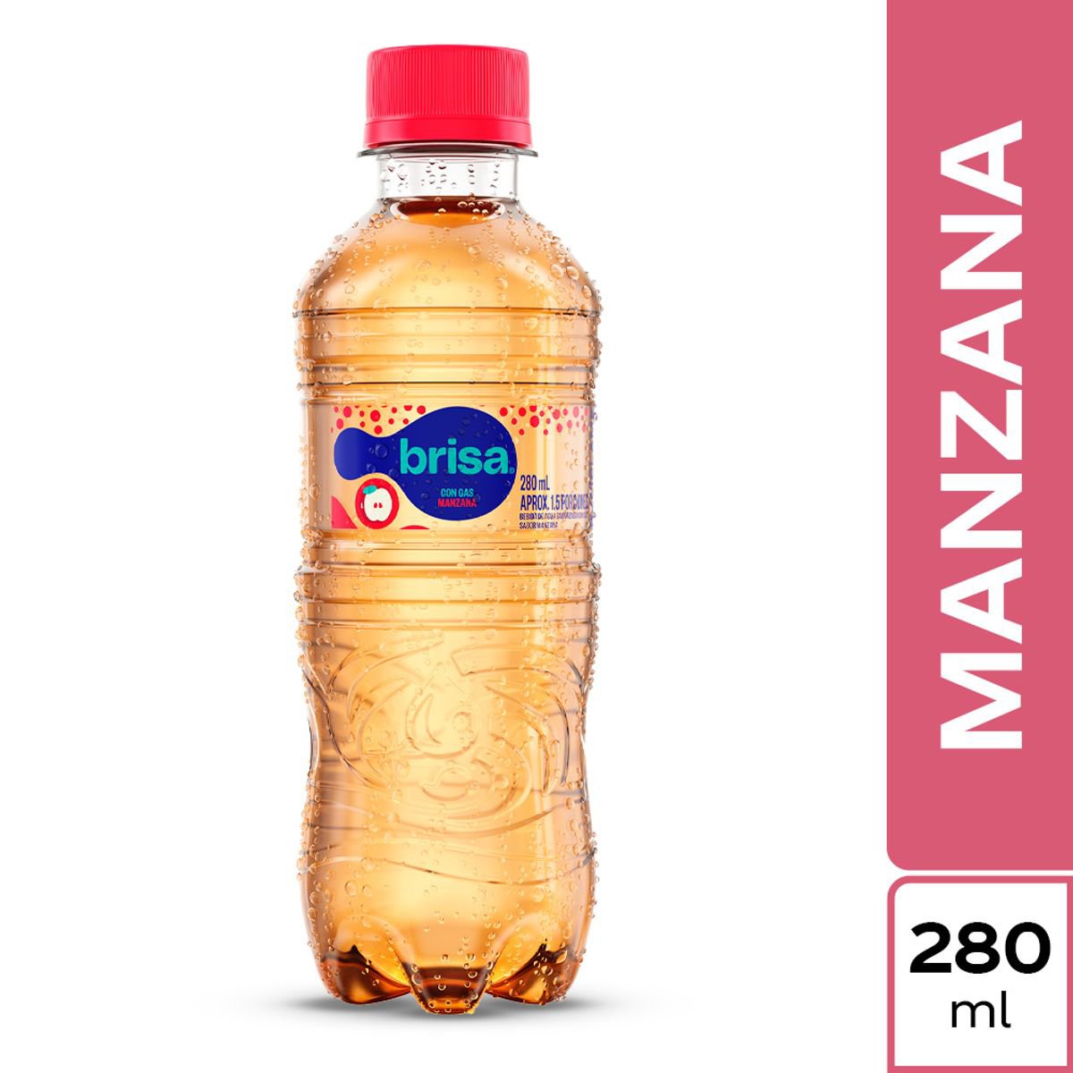 Agua Saborizada Brisa Mandarina - Limón - Manzana 280ml x24und - Imagen 3