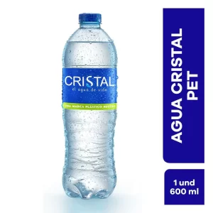 Agua Cristal 600ml x24und