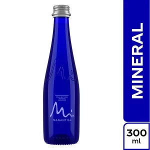 Agua Manantial 300ml x12und SIN GAS Vidrio