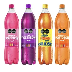 Gaseosa Postobon 1.75L x12und COLOMBIANA - MANZANA – UVA - NARANJA - PEPSI - 7UP