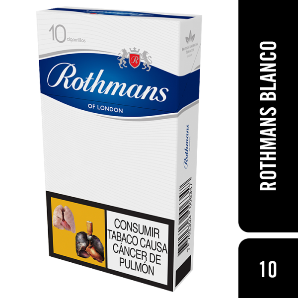 Rothmans Blanco - Cajetilla x 10und